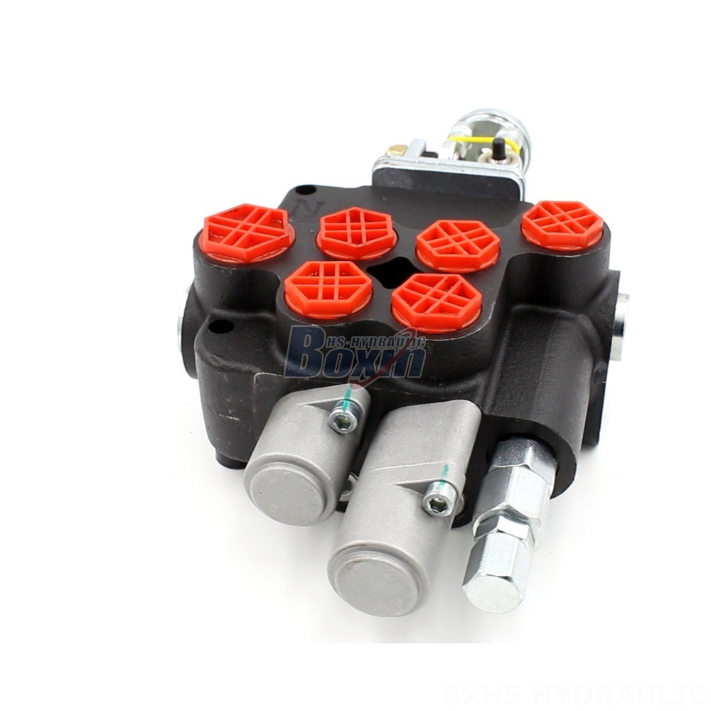 Sd11 Hydraulic Valve P80 Joystick Directional Valve 2 Spool Monoblock Customization and OEM main image